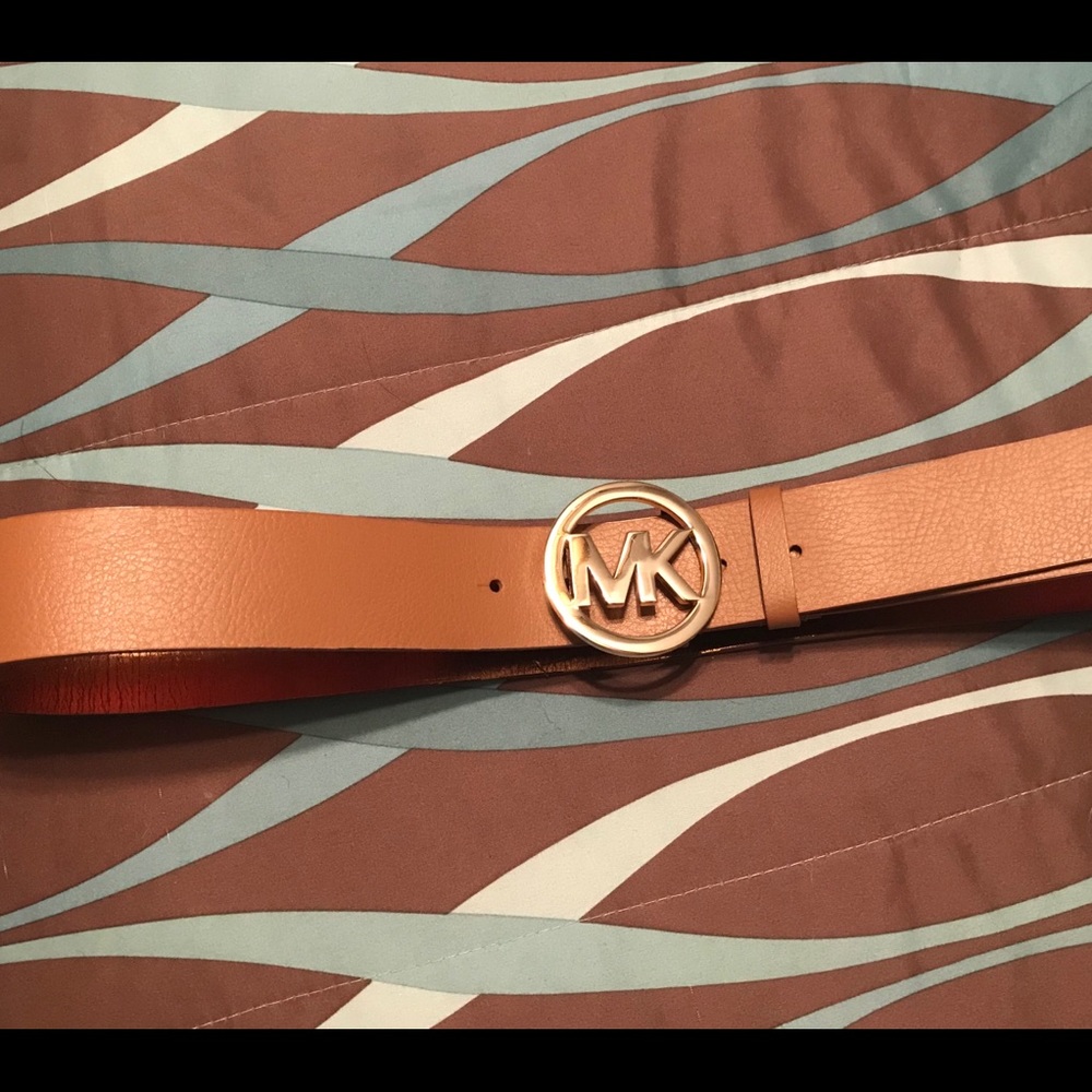 Michael Kors Leather Belt Size Large